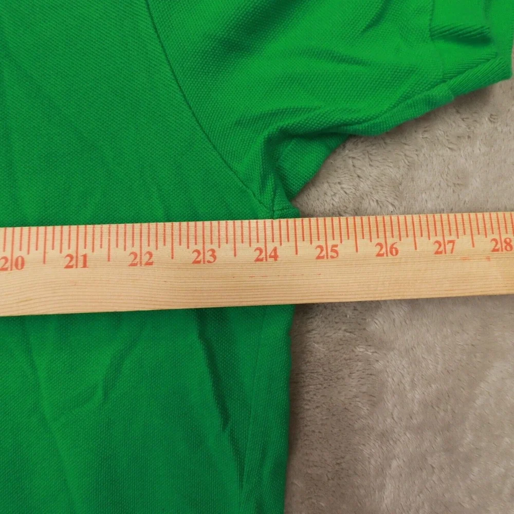Polo Ralph Lauren Men's Vintage Green Short Sleeve Polo Shirt size‎ XL